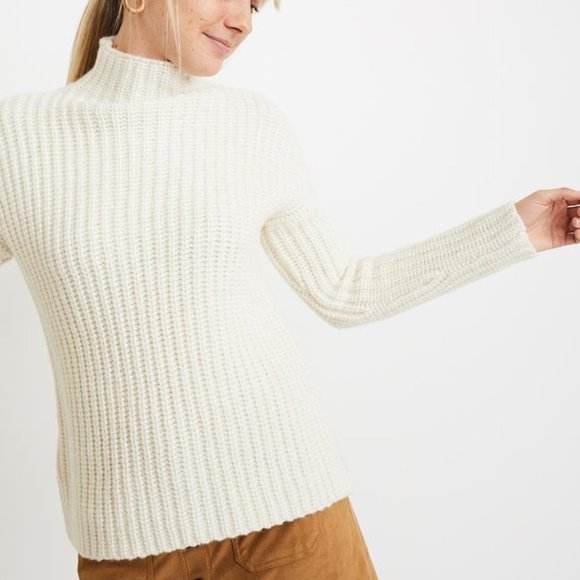 Marine Layer Brandie Funnel Neck Sweater XS - Picture 2 of 8